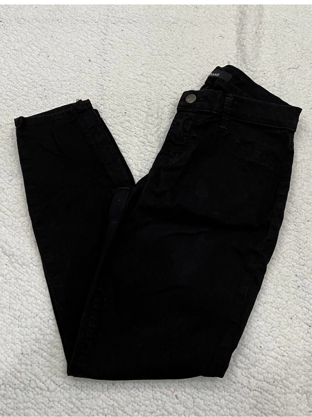 J Brand Cropped Zip Jeans Black Women’s Size 26